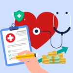 Illustration highlighting how preventive healthcare improves health outcomes while reducing medical costs.