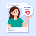 Visual emphasizing open health conversations rather than chasing social media health trends.