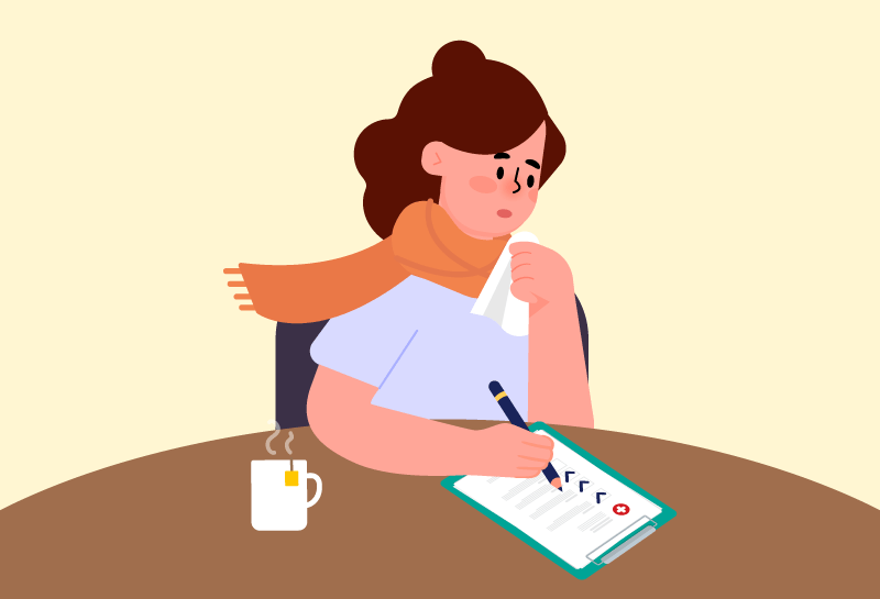 Woman preparing for a productive medical appointment.