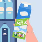Illustration showing potential misleading information on a food label.