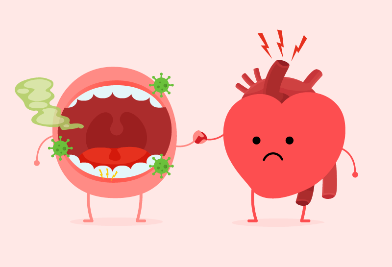 Poor oral health may increase the risk of chronic disease.
