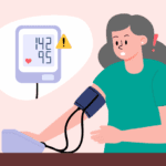 Woman with high blood pressure despite treatment, possibly due to primary aldosteronism.
