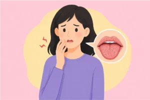women with dry mouth
